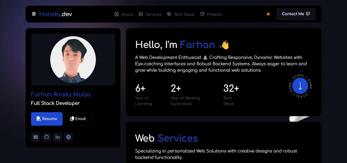 Portfolio Website v1