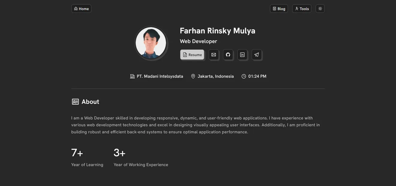 Portfolio Website v2 (Current)